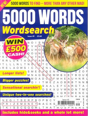 5000 Words Wordsearch - NO 49