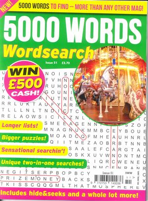 5000 Words Wordsearch - NO 51