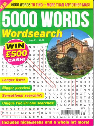 5000 Words Wordsearch - NO 31