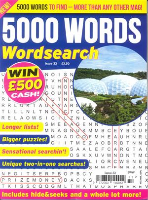 5000 Words Wordsearch - NO 33