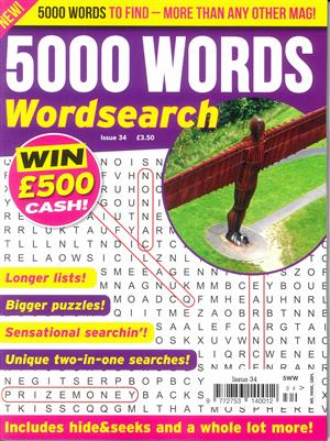 5000 Words Wordsearch - NO 34