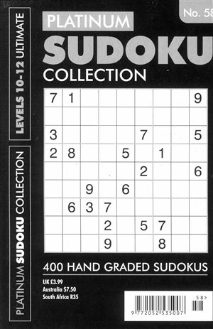Platinum Sudoku Collection magazine