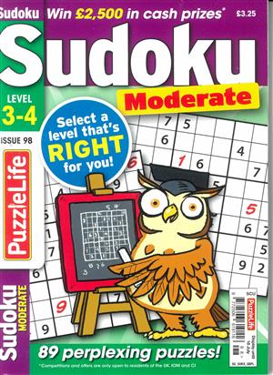 Puzzlelife Sudoku Moderate  - NO 98