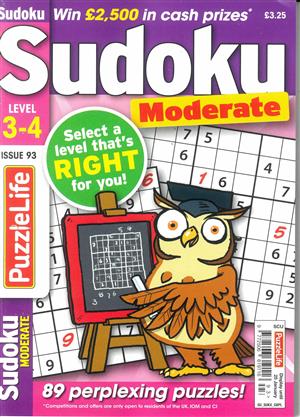 Puzzlelife Sudoku Moderate  - NO 93
