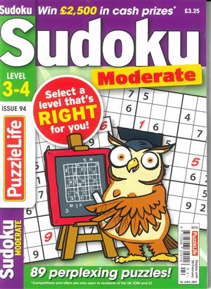 Puzzlelife Sudoku Moderate  - NO 94