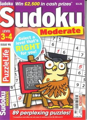 Puzzlelife Sudoku Moderate  - NO 95