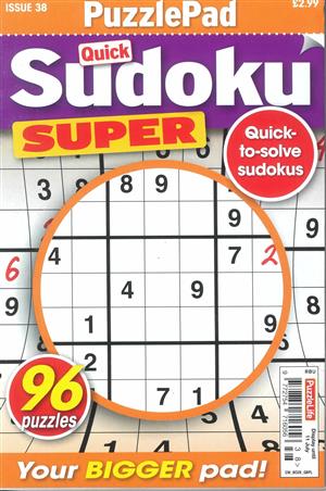 Puzzlelife Sudoku Super - NO 38