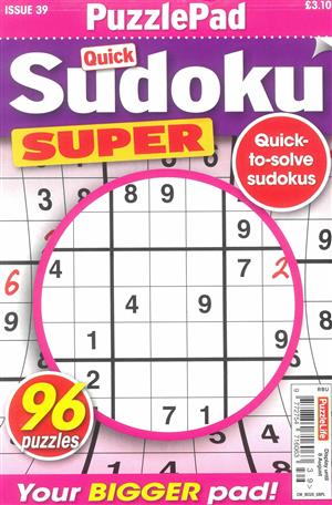Puzzlelife Sudoku Super, issue NO 39