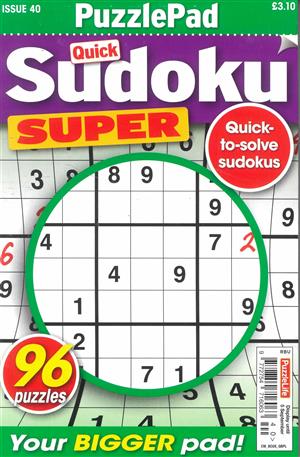 Puzzlelife Sudoku Super - NO 40