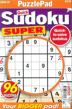 Puzzlelife Sudoku Super, issue NO 50
