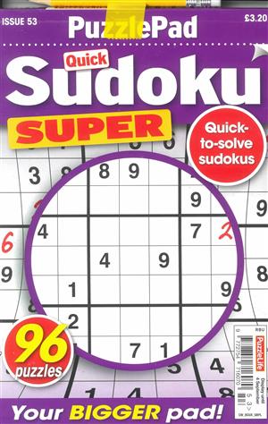 Puzzlelife Sudoku Super, issue NO 53