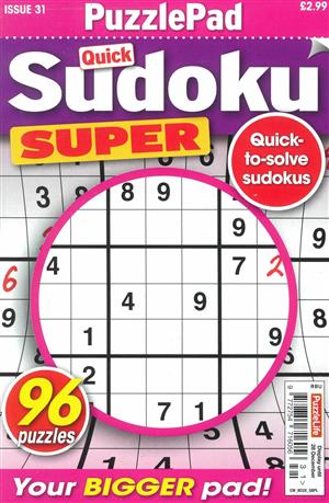 Puzzlelife Sudoku Super - NO 31