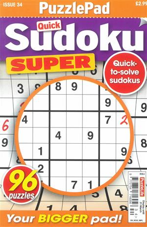 Puzzlelife Sudoku Super - NO 34
