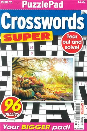 Puzzlelife Crossword Super - NO 96