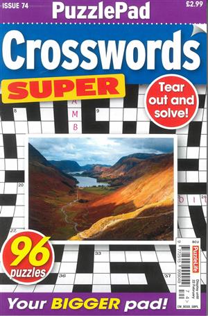 Puzzlelife Crossword Super - NO 74