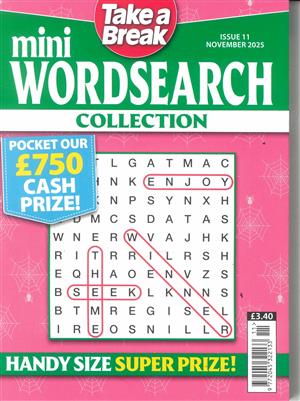 View the latest issue NO 11 of TAB Mini Wordsearch Collection  magazine TAB Mini Wordsearch Collection , issue NO 11