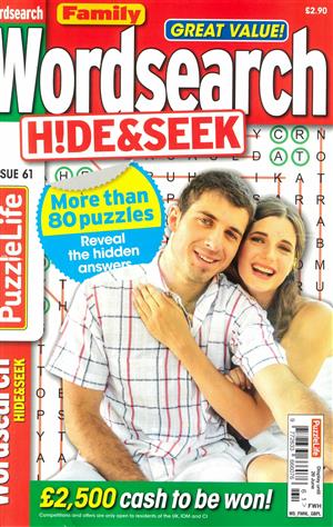 Family Wordsearch Hide and Seek, issue NO 61