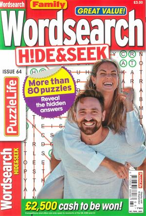 Family Wordsearch Hide and Seek - NO 64