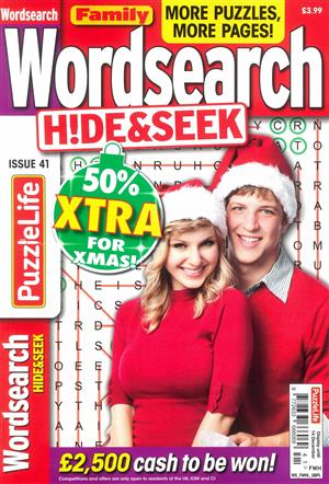 Family Wordsearch Hide and Seek Magazine Issue NO 41
