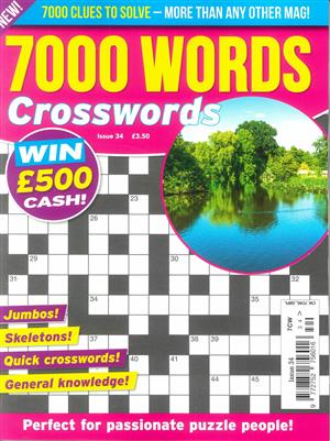 7000 Word Crosswords - no 34