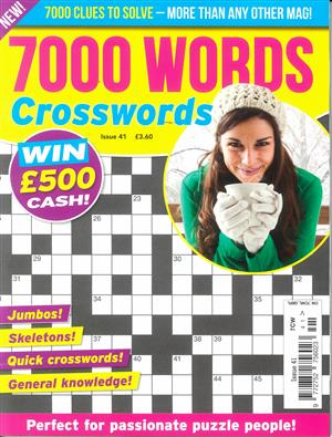 7000 Word Crosswords - NO 41