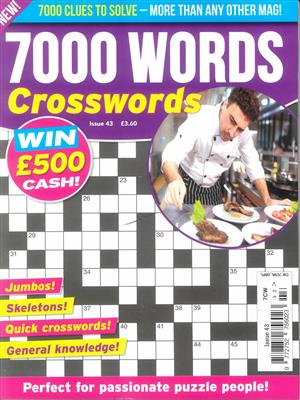 7000 Word Crosswords, issue NO 43