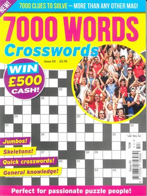 View the latest issue NO 53 of 7000 Word Crosswords magazine 7000 Word Crosswords, issue NO 53