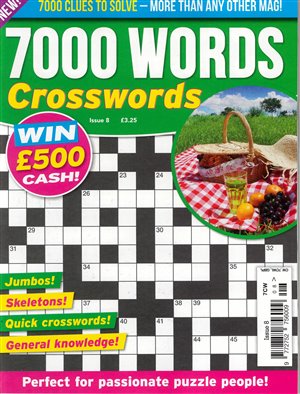 7000 Word Crosswords magazine