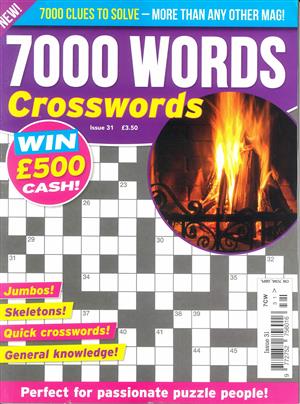 7000 Word Crosswords - no 31