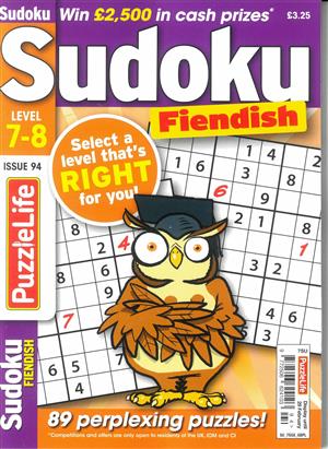 Puzzlelife Sudoku Fiendish  - NO 94