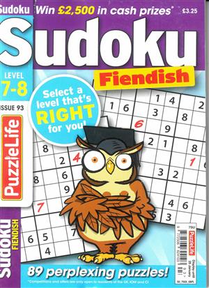 Puzzlelife Sudoku Fiendish  - NO 93