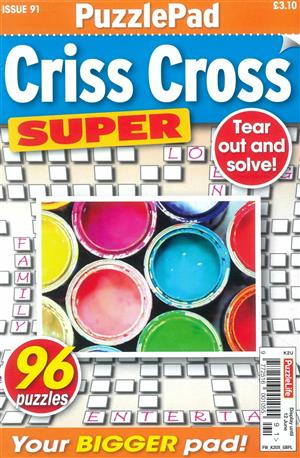 Puzzlelife Criss Cross Super, issue NO 91