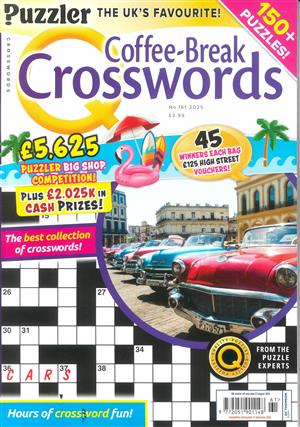 Puzzler Q Coffee Break Crosswords, issue NO 161
