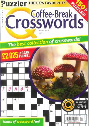 View the latest issue NO 164 of Puzzler Q Coffee Break Crosswords magazine Puzzler Q Coffee Break Crosswords, issue NO 164