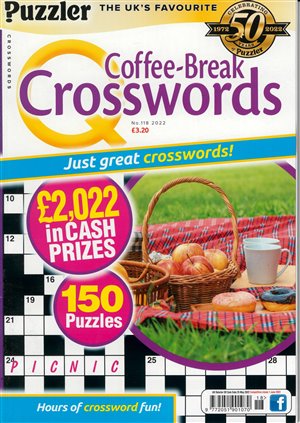 Puzzler Q Coffee Break Crosswords magazine