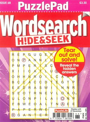 Puzzlelife Wordsearch Hide and Seek