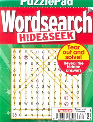 Puzzlelife Wordsearch Hide and Seek