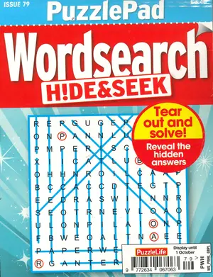 Puzzlelife Wordsearch Hide and Seek