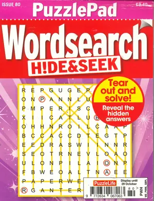 Puzzlelife Wordsearch Hide and Seek