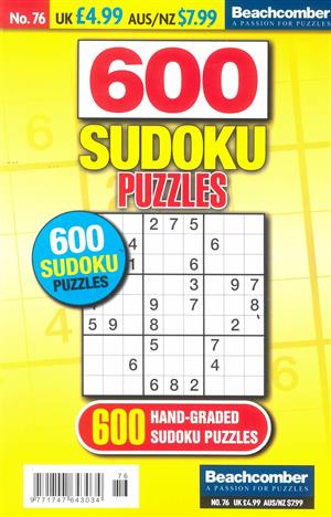 600 Sudoku Puzzles - NO 76