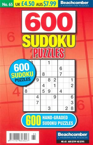 600 Sudoku Puzzles - NO 65