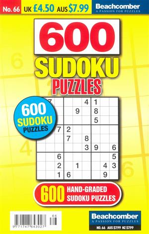600 Sudoku Puzzles - NO 66