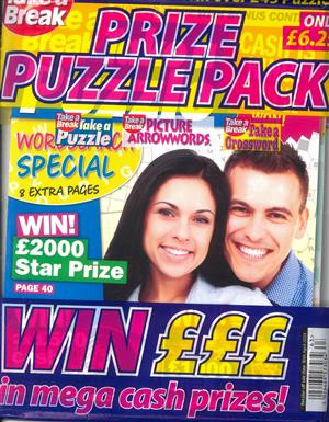 Take a break Prize Puzzle Pack  Magazine Issue NO 63