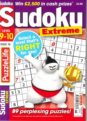 Puzzlelife Sudoku Extreme magazine