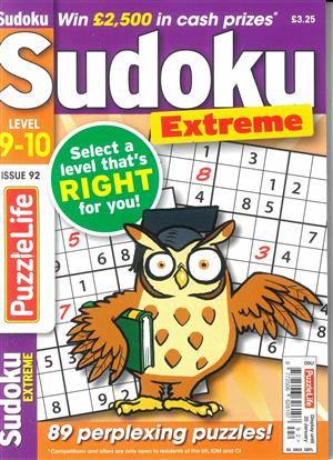 Puzzlelife Sudoku Extreme - NO 92
