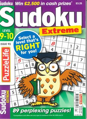 Puzzlelife Sudoku Extreme - NO 93