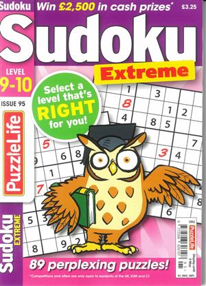 Puzzlelife Sudoku Extreme Magazine Issue NO 95