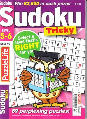 Puzzlelife Sudoku Tricky - NO 92