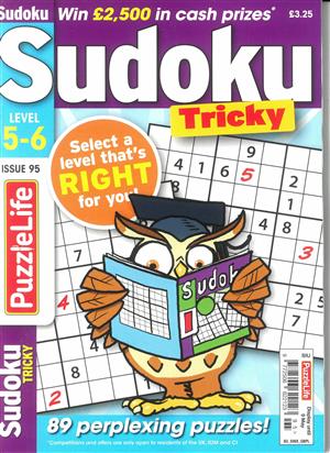 Puzzlelife Sudoku Tricky Magazine Issue NO 95