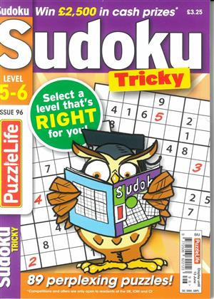 Puzzlelife Sudoku Tricky Magazine Issue NO 96